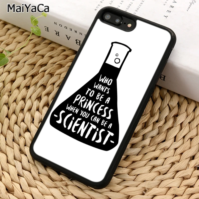 MaiYaCa Atom Science Chemistry Phone Case For iPhone X XR XS 11 12 Pro MAX 5 6 7 8 Plus Samsung Galaxy S5 S6 S7 S8 S9 S10 | Мобильные