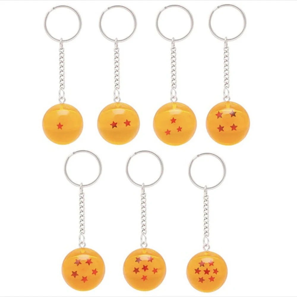 1pcs Dragon Ball 3D Keychain Crystal Transparent Ball Keyring 7 Stars Anime Cosplay Collection Gift Pendant For Party Decoration
1pcs Dragon Ball 3D Keychain Crystal Transparent Ball Keyring 7 Stars Anime Cosplay Collection Gift Pendant For Party Decoration