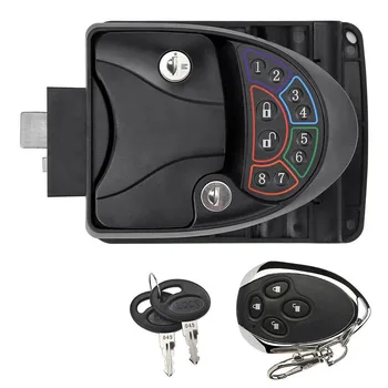Hot Camping Keypad With 2 Keys Motorhome Keyless Entry Deadbolt Remote Control Password RV Door Lock Metal Latch Handle Knob Tra
Hot Camping Keypad With 2 Keys Motorhome Keyless Entry Deadbolt Remote Control Password RV Door Lock Metal Latch Handle Knob Tra
