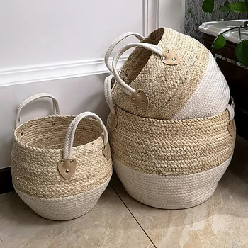 Woven Storage Basket Desktop Storage Box Snack Toy Storage Box Holder Seagrass Wickerwork Basket Home Décor
Woven Storage Basket Desktop Storage Box Snack Toy Storage Box Holder Seagrass Wickerwork Basket Home Décor