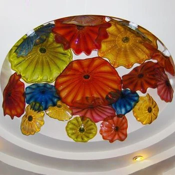 Large Glass Art Decorative Flower Chandelier Lighting Multicolor Italian Murano Glass Flush Mounted Ceiling Light
Large Glass Art Decorative Flower Chandelier Lighting Multicolor Italian Murano Glass Flush Mounted Ceiling Light