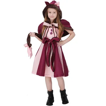 Child Halloween Girl Alice In Wonderland Purple Pouting Cat Costume Smiley Cat Party Cosplay Fancy Dress
Child Halloween Girl Alice In Wonderland Purple Pouting Cat Costume Smiley Cat Party Cosplay Fancy Dress