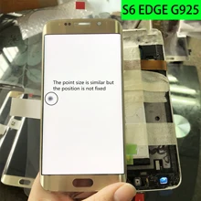 Ensemble écran tactile AMOLED avec cadre de remplacement, pour Samsung Galaxy S6 edge G925 G925F, Original=