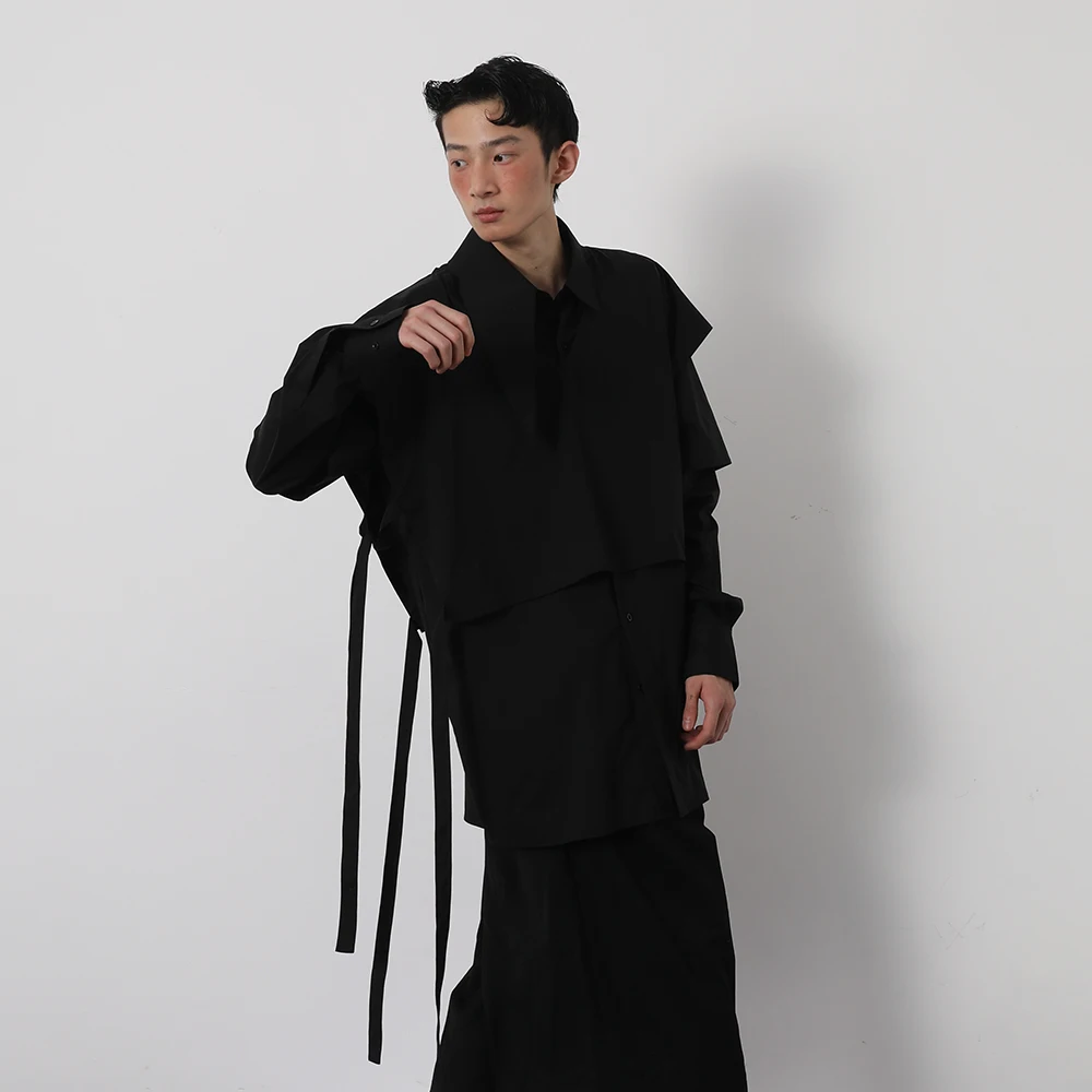Customized plus size S-6XL ! New mens personality Designing Big Brand Black Removable Shirts
Customized plus size S-6XL ! New mens personality Designing Big Brand Black Removable Shirts