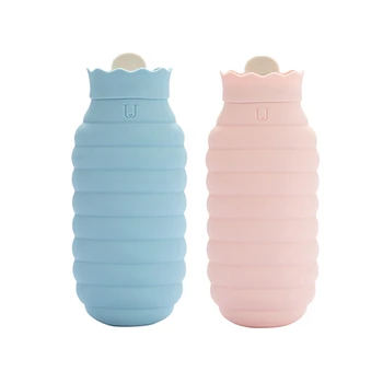 Jordan&Judy 2pcs Hot Water Bag 620Ml Microwave Heating Silicone Bottle Winter Heater with Knitted Cover Warmer Hot Water Bottle
Jordan&Judy 2pcs Hot Water Bag 620Ml Microwave Heating Silicone Bottle Winter Heater with Knitted Cover Warmer Hot Water Bottle