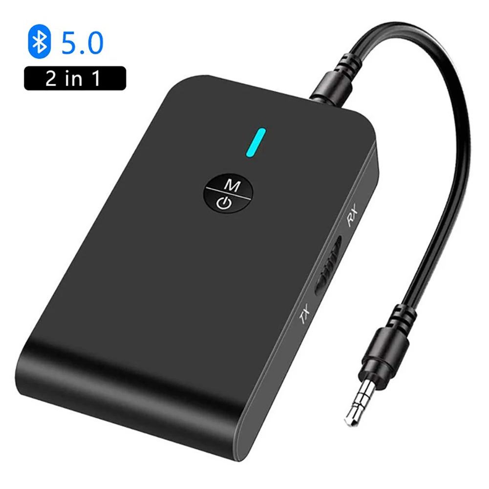 2 In 1 Bluetooth 5.0 Adapter Wireless Audio Bluetooth Transmitter Receiver for Car 3.5mm AUX Music Sender Adapter
2 In 1 Bluetooth 5.0 Adapter Wireless Audio Bluetooth Transmitter Receiver for Car 3.5mm AUX Music Sender Adapter