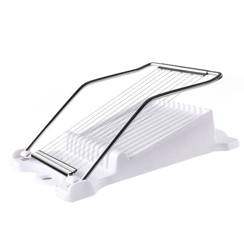 Luncheon Meat Boiled Egg Fruit Slicer Soft Food Cheese Sushi Cutter Canned Meat Cutting Machine with 10 Cutting Wires Stainless
Luncheon Meat Boiled Egg Fruit Slicer Soft Food Cheese Sushi Cutter Canned Meat Cutting Machine with 10 Cutting Wires Stainless