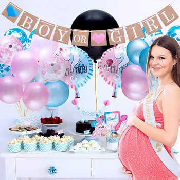 Accessories Reusable Gender Reveal Kit Baby Shower Baby Set Cute Confetti Balloon Banner Supplies Pregnancy Party Boy Or Girl
Accessories Reusable Gender Reveal Kit Baby Shower Baby Set Cute Confetti Balloon Banner Supplies Pregnancy Party Boy Or Girl