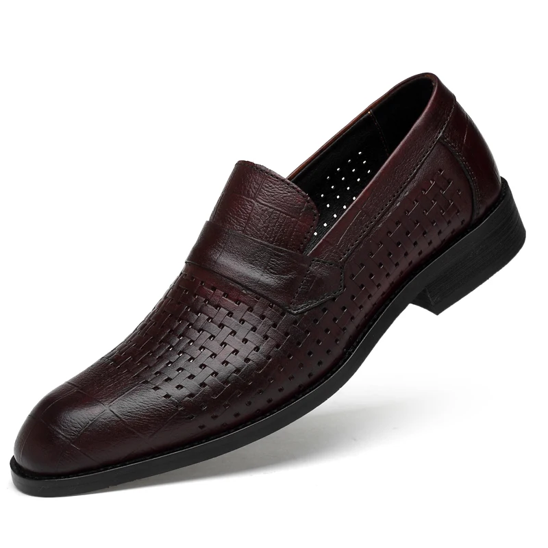 Men Dress Italian Shoes Black Slip-on Man Shoes Leather Genuine Spring Autumn Hollow Crocodile Grain Multiple styles C4
Men Dress Italian Shoes Black Slip-on Man Shoes Leather Genuine Spring Autumn Hollow Crocodile Grain Multiple styles C4