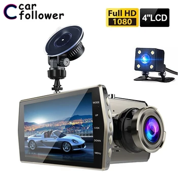 Dual Lens Dash Cam 4" IPS Full HD 1080P Car DVR Front+Rear Night Vision Video Recorder G-sensor Parking Monitor HDMI Dash Camera
Dual Lens Dash Cam 4" IPS Full HD 1080P Car DVR Front+Rear Night Vision Video Recorder G-sensor Parking Monitor HDMI Dash Camera