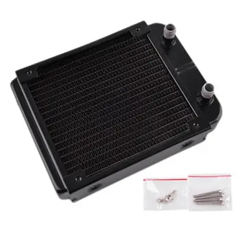 12S-8 120 mm 18 Tubes Aluminum Computer Radiator Water Cooling Cooler CPU Heat Sink Exchanger for Laptop Chip 
12S-8 120 mm 18 Tubes Aluminum Computer Radiator Water Cooling Cooler CPU Heat Sink Exchanger for Laptop Chip