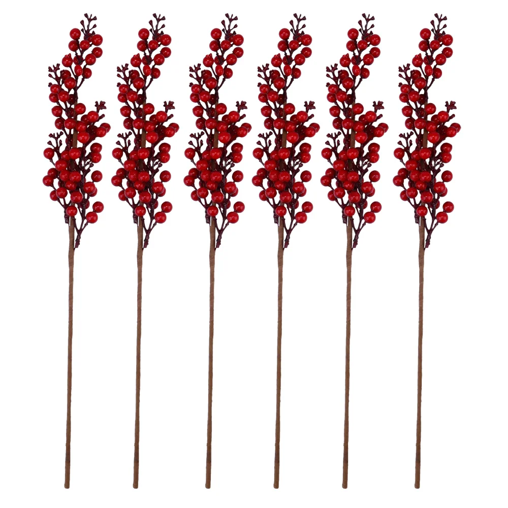 6PCS Berries Twigs Stems Exquisite Unique Creative Christmas Berries Decor for DIY Crafts
6PCS Berries Twigs Stems Exquisite Unique Creative Christmas Berries Decor for DIY Crafts