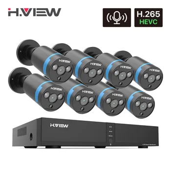 H.View H.265 8CH 4MP poe cctv Security Camera System Home Video Surveillance Outdoor Waterproof Audio Record ip camera NVR set
H.View H.265 8CH 4MP poe cctv Security Camera System Home Video Surveillance Outdoor Waterproof Audio Record ip camera NVR set