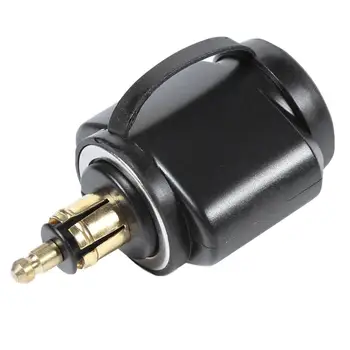 Plug to Dual Port 5V 3.1A USB Charger Phone Charging Adapter for BMW DIN Plug Motorcycle Small and Delicate Black Appearance 
Plug to Dual Port 5V 3.1A USB Charger Phone Charging Adapter for BMW DIN Plug Motorcycle Small and Delicate Black Appearance