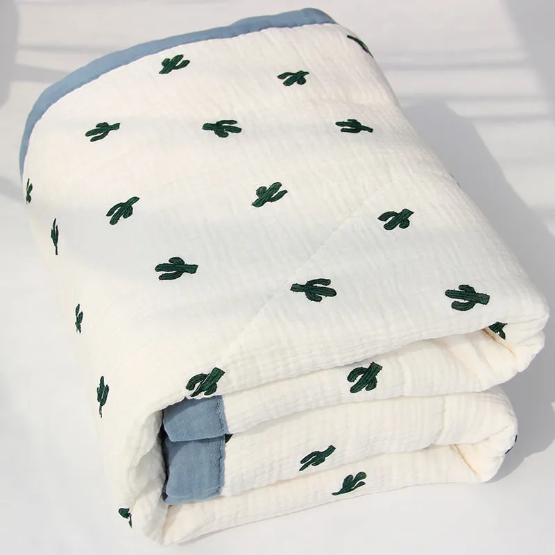 Осенне зимнее детское постельное белье одеяло теплое стеганое Хлопковое одеяла