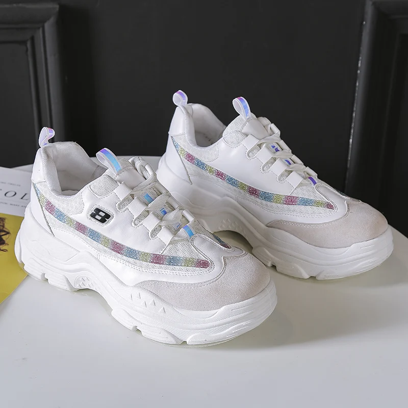 Autumn Winter Chunky Sneakers Women Shoes Woman Vulcanized Shoes Lace Up Mixed Color Platform Casual Shoes Flats Plus Size 42
Autumn Winter Chunky Sneakers Women Shoes Woman Vulcanized Shoes Lace Up Mixed Color Platform Casual Shoes Flats Plus Size 42