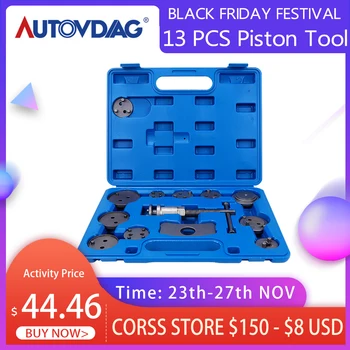 High Quality 13 PCS Piston Tool Brake Cylinder Set Disc Brake Caliper Universal Wind Rewind Tool For Most Cars Vehicles Sedans
High Quality 13 PCS Piston Tool Brake Cylinder Set Disc Brake Caliper Universal Wind Rewind Tool For Most Cars Vehicles Sedans