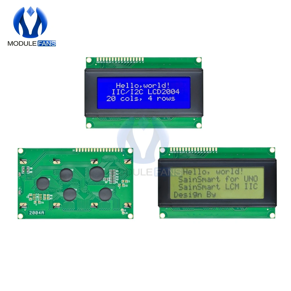Blue Yellow Green Backlight LCD Module Display Monitor LCD2004 2004 20*4 20X4 DC 3.3V/5V Character Screen Board
Blue Yellow Green Backlight LCD Module Display Monitor LCD2004 2004 20*4 20X4 DC 3.3V/5V Character Screen Board