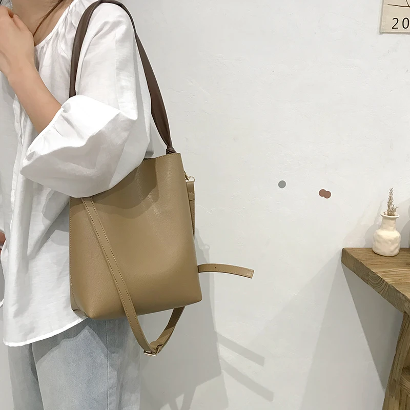 Solid Causal Women Composite Bag Big Capacity Sling Handbag Japanese Style Crossbody Bags Tote Fashion PU Leather Clutch Handbag 
Solid Causal Women Composite Bag Big Capacity Sling Handbag Japanese Style Crossbody Bags Tote Fashion PU Leather Clutch Handbag