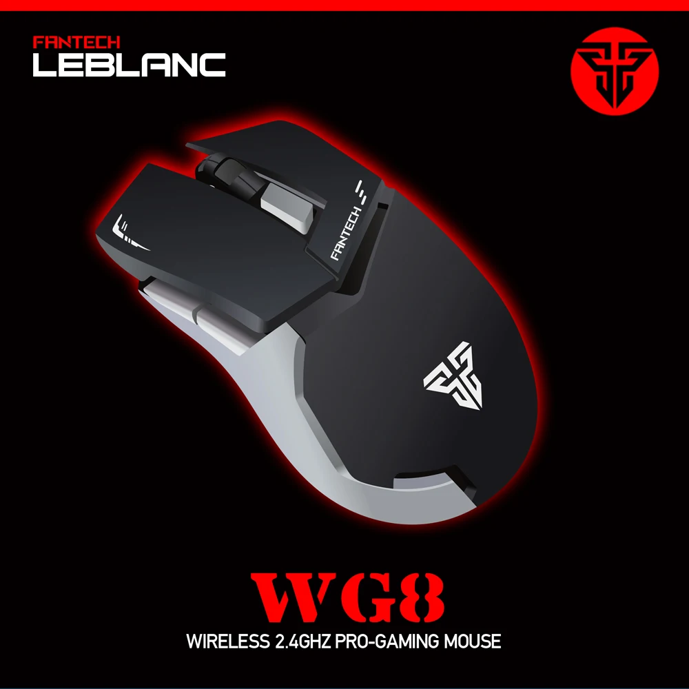 FANTECH WG8 2.4G Wireless Mouse Ergonomic Gaming Mouse 2000 DPI Adjustable Computer Mouse For PUBG LOL Mice Mouse Gamer
FANTECH WG8 2.4G Wireless Mouse Ergonomic Gaming Mouse 2000 DPI Adjustable Computer Mouse For PUBG LOL Mice Mouse Gamer