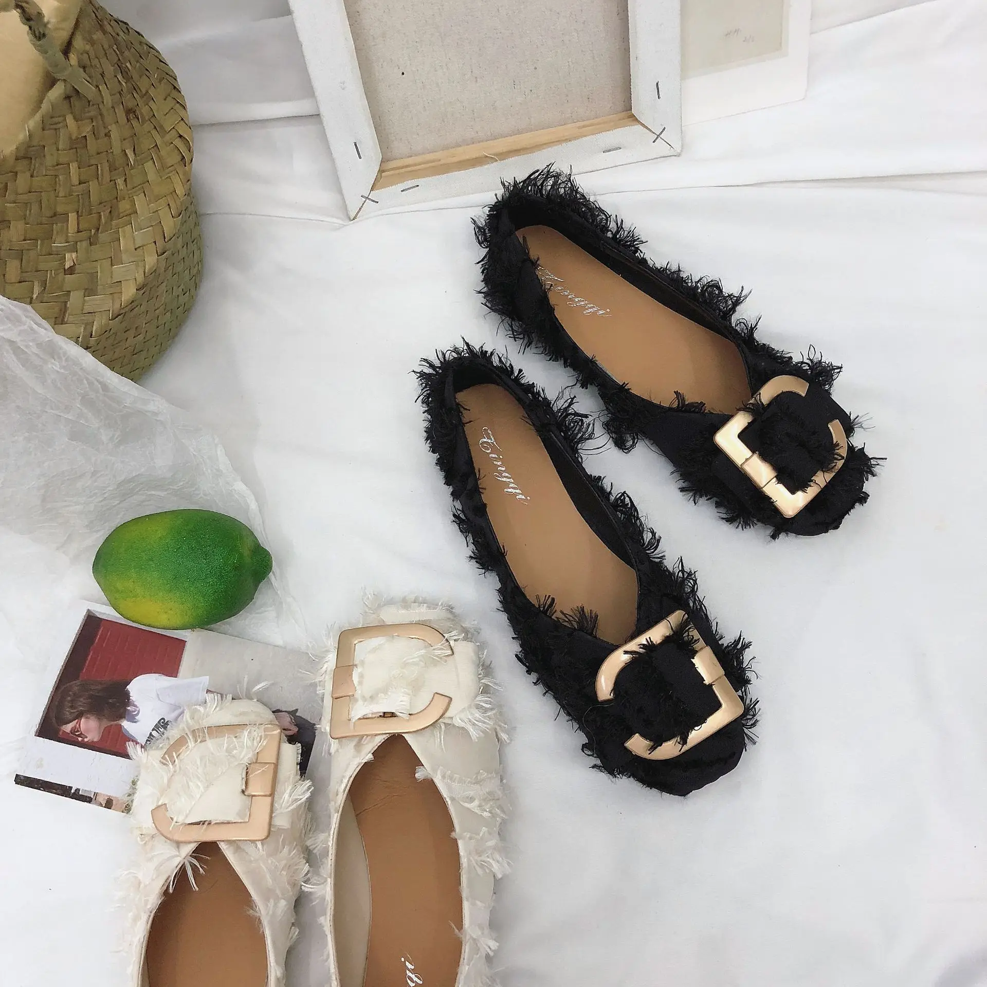 2019 Spring And Autumn New Style Europe And America Nap Flat round Head Single Shoes Shoes Peas WOMEN'S Shoes Korean-style Fluff
2019 Spring And Autumn New Style Europe And America Nap Flat round Head Single Shoes Shoes Peas WOMEN'S Shoes Korean-style Fluff