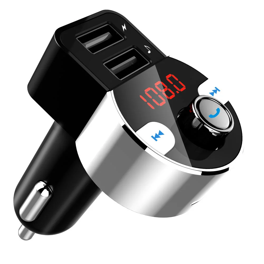 TF Card Support Bluetooth LED Display Stereo Dual USB Radio Audio Adapter MP3 Player Wireless Knob FM Transmitter Car Charger
TF Card Support Bluetooth LED Display Stereo Dual USB Radio Audio Adapter MP3 Player Wireless Knob FM Transmitter Car Charger