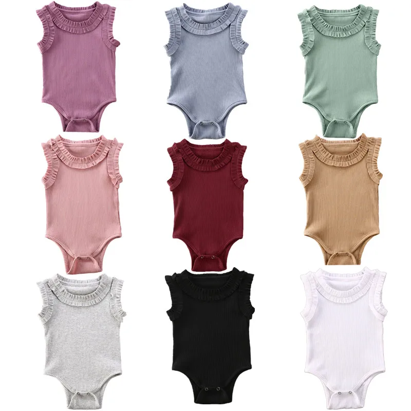 0-24M Newborn Infant Baby Girl Sleeveless Romper Solid Summer Cotton Outfit Jumpsuit Baby Girl Romper 
0-24M Newborn Infant Baby Girl Sleeveless Romper Solid Summer Cotton Outfit Jumpsuit Baby Girl Romper