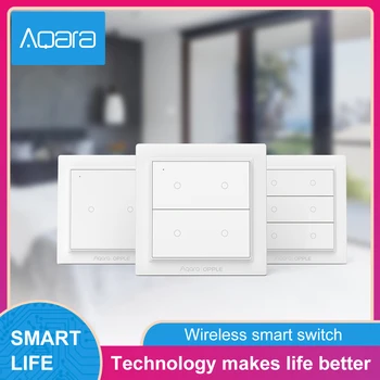 

Original Aqara Opple Wireless Smart Switch International Version ZigBee 3.0 Work With Mijia App Apple HomeKit Wall Switch