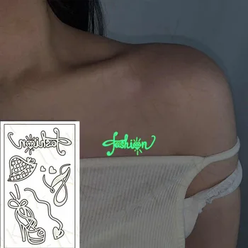 Glow in the dark Luminous Tattoo Sticker"fashion" High heels Love heart Waterproof Temporary The Body Art Party Tattoo Stickers
Glow in the dark Luminous Tattoo Sticker"fashion" High heels Love heart Waterproof Temporary The Body Art Party Tattoo Stickers
