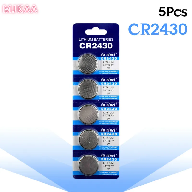 5PCS/New 3V CR2430 Button Battery Br2430 Kl2430 Dl2430 Lithium Batteries Used Computer Clock Watch Toys
5PCS/New 3V CR2430 Button Battery Br2430 Kl2430 Dl2430 Lithium Batteries Used Computer Clock Watch Toys