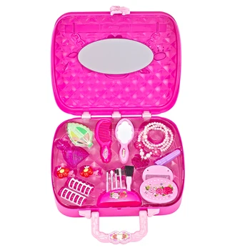 14Pcs/set Children Pretend Play Makeup Cosmetic Beauty Toys Girls' Birthday Gift For Over 3 - Rosy/Pink 
14Pcs/set Children Pretend Play Makeup Cosmetic Beauty Toys Girls' Birthday Gift For Over 3 - Rosy/Pink