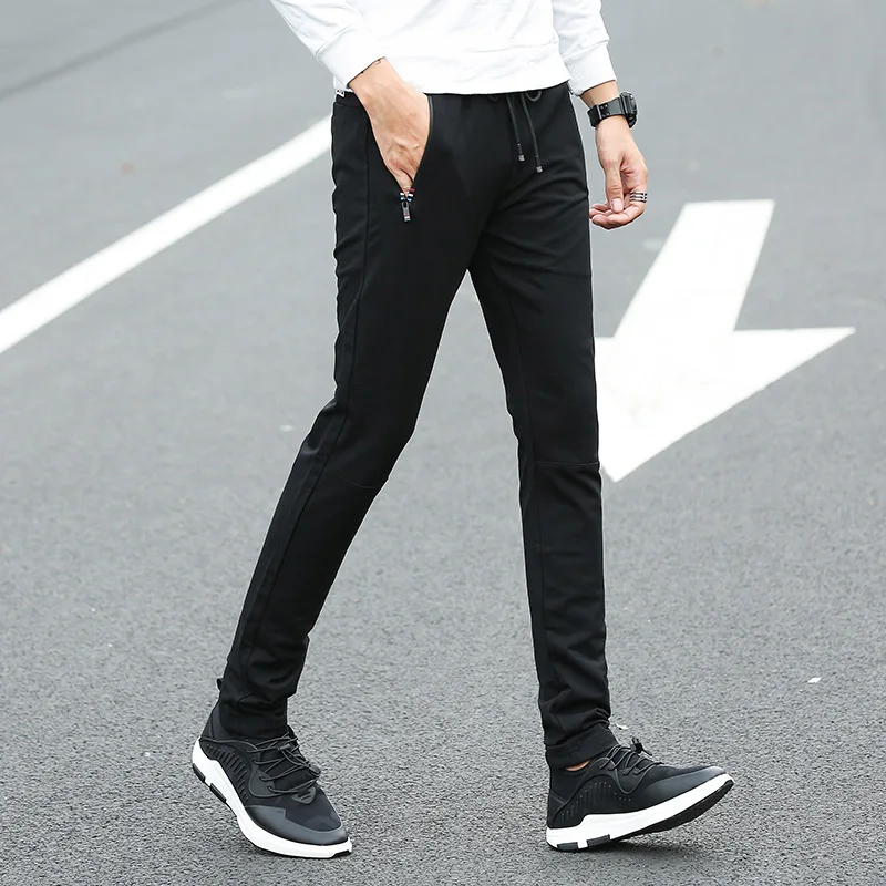 Spring New Style Men Ultra-stretch Slim Fit Elastic Waist Webbing Athletic Pants Korean-style Skinny Pants Teenager Trousers 820
Spring New Style Men Ultra-stretch Slim Fit Elastic Waist Webbing Athletic Pants Korean-style Skinny Pants Teenager Trousers 820