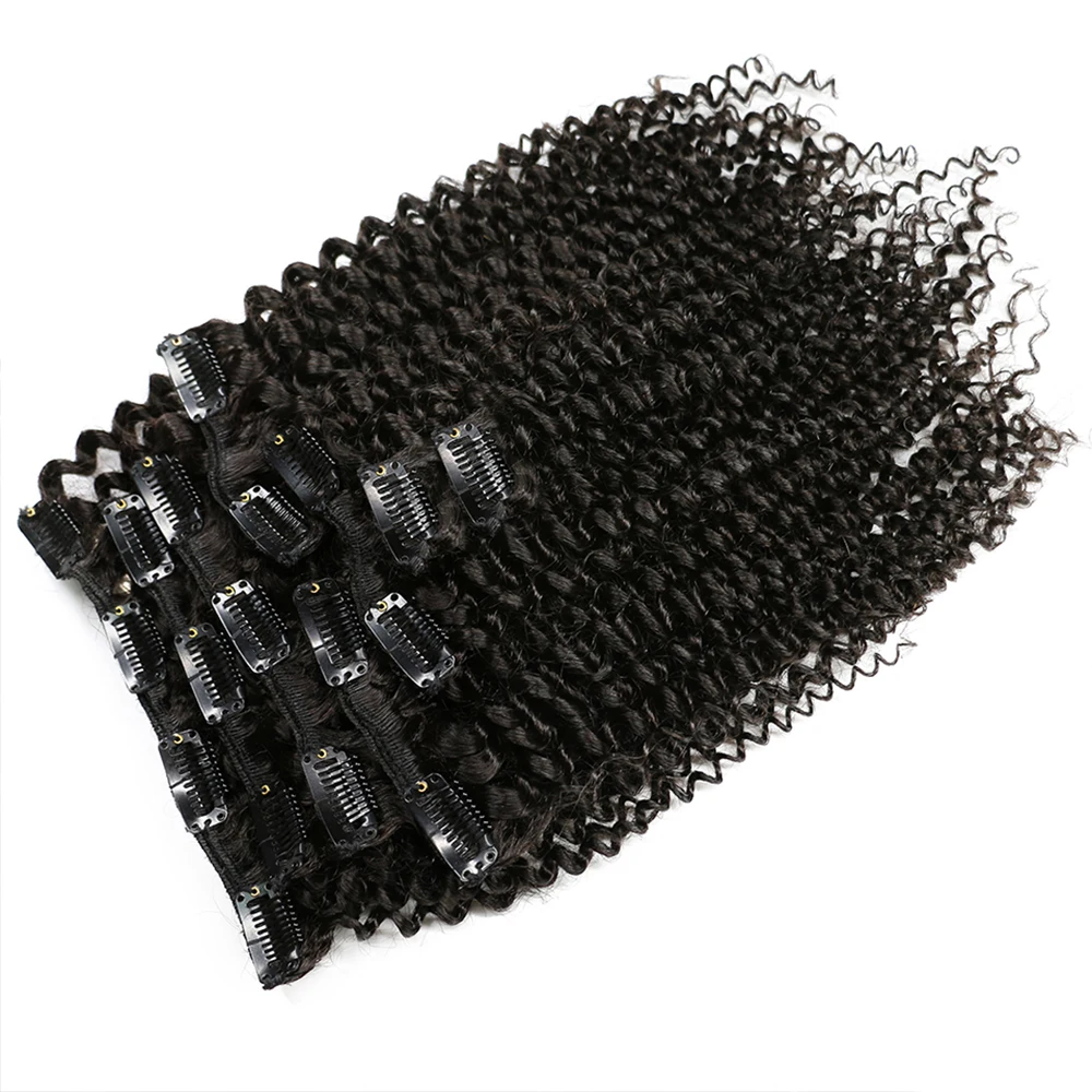 Afro Kinky Curly Clip In Human Hair Extensions Brazilian Human Hair 4B 4C Afro Kinky Curly 8 Pieces Natural Color Remy Hair
Afro Kinky Curly Clip In Human Hair Extensions Brazilian Human Hair 4B 4C Afro Kinky Curly 8 Pieces Natural Color Remy Hair