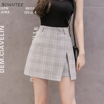 Plaid Skirts Womens High Split High Waist Females Pencil Hip Mini Skirt Ladies A-line OL Elegant High Quality Patchwork Pocket
Plaid Skirts Womens High Split High Waist Females Pencil Hip Mini Skirt Ladies A-line OL Elegant High Quality Patchwork Pocket