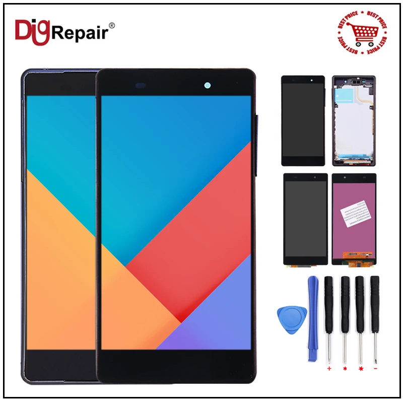 For Sony Xperia Z2 LCD L50W D6502 D6503 Display Digitizer Touch Screen For Sony Z2 LCD Frame Replacements For Xperia z2 Display
For Sony Xperia Z2 LCD L50W D6502 D6503 Display Digitizer Touch Screen For Sony Z2 LCD Frame Replacements For Xperia z2 Display