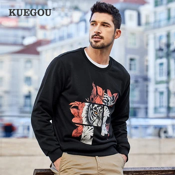 KUEGOU 2020 Spring 100% Cotton Black Plrint Sweatshirt Men Fashion Japanese Streetwear Hip Hop For Male Brand Clothes Top 2289
KUEGOU 2020 Spring 100% Cotton Black Plrint Sweatshirt Men Fashion Japanese Streetwear Hip Hop For Male Brand Clothes Top 2289