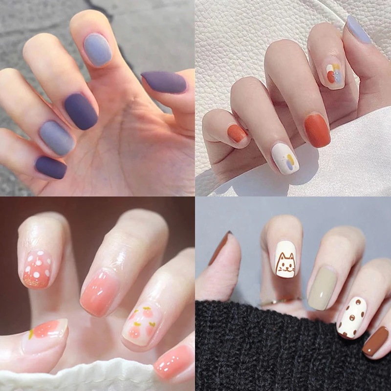 24PCS/Set Fake Nails Art Tips Press on False Nail with Designs Set Artificial Fake Nails Tips Manicure Decoration Nail With Glue
24PCS/Set Fake Nails Art Tips Press on False Nail with Designs Set Artificial Fake Nails Tips Manicure Decoration Nail With Glue
