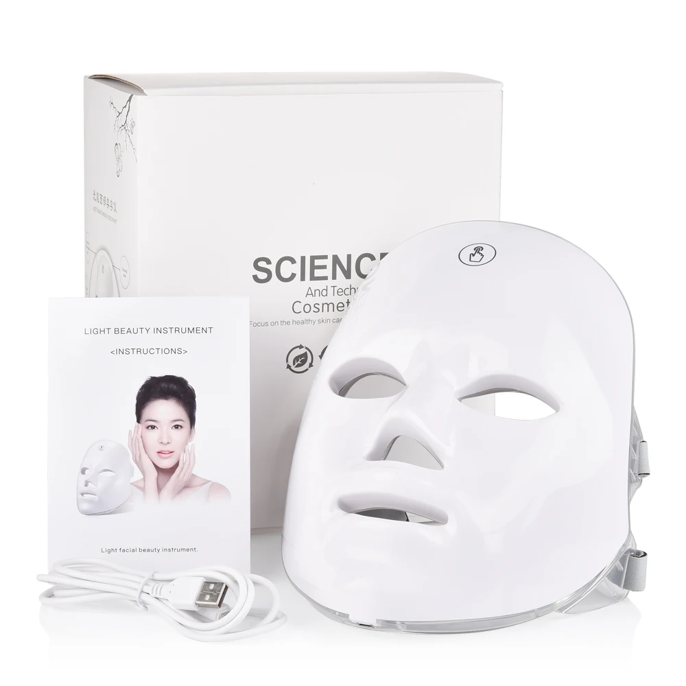 Light Photon Therapy Facial Mask Wrinkle Removal Mask Face Skin Brightening Skin Shrink Pores Device 7 Colors Led Mask
Light Photon Therapy Facial Mask Wrinkle Removal Mask Face Skin Brightening Skin Shrink Pores Device 7 Colors Led Mask