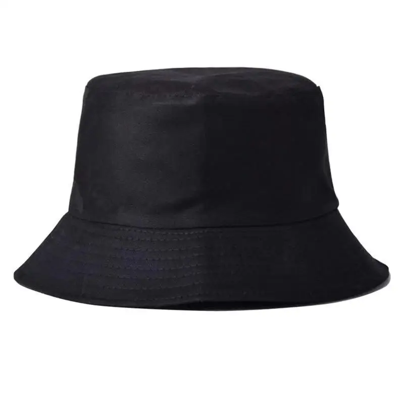 Harajuku Bucket Hat Men Women k pop bob Outdoor Beach sun hat black Solid Fishing Fisherman Sunscreen Hat Hip Hop panama кепки 2020 2021 2022 2023 (1)