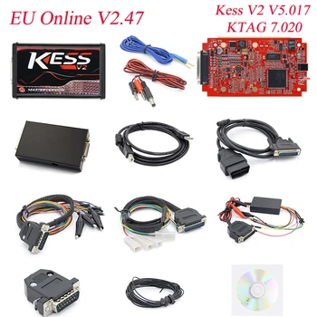EU Online V2.47 Kess V5.017 Red PCB OBD2 Manager Tuning Kit KTAG V7.020 Kess V2 5.017 BDM Frame K-TAG V2.23 Truck ECU Programmer
EU Online V2.47 Kess V5.017 Red PCB OBD2 Manager Tuning Kit KTAG V7.020 Kess V2 5.017 BDM Frame K-TAG V2.23 Truck ECU Programmer