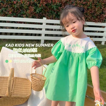 2020 Korea Style Baby Girls Embroidery Dress Fashion Summer Short Sleeve Kids Girls Dresses 1-7t
2020 Korea Style Baby Girls Embroidery Dress Fashion Summer Short Sleeve Kids Girls Dresses 1-7t