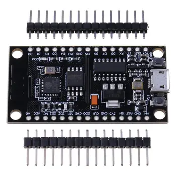 NodeMCU V3 Lua WIFI module integration of ESP8266 + extra memory 32M flash USB-serial CH340G
NodeMCU V3 Lua WIFI module integration of ESP8266 + extra memory 32M flash USB-serial CH340G