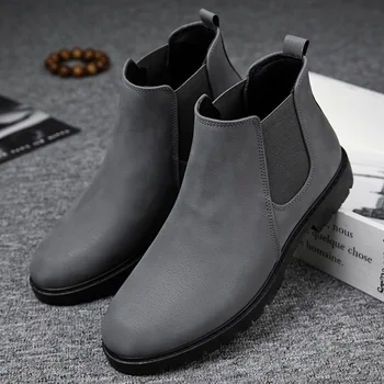 2020 Men's British retro Chelsea boots men's Martin boots high-top short boots simple single shoes mid-top men's shoes
2020 Men's British retro Chelsea boots men's Martin boots high-top short boots simple single shoes mid-top men's shoes