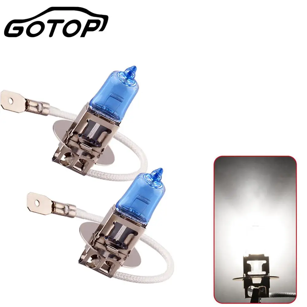 2pcs H3 100W 12V 24V Super Bright Halogen Bulb High Power Car Headlight Car Styling Car Light Source Parking Fog Lights
2pcs H3 100W 12V 24V Super Bright Halogen Bulb High Power Car Headlight Car Styling Car Light Source Parking Fog Lights