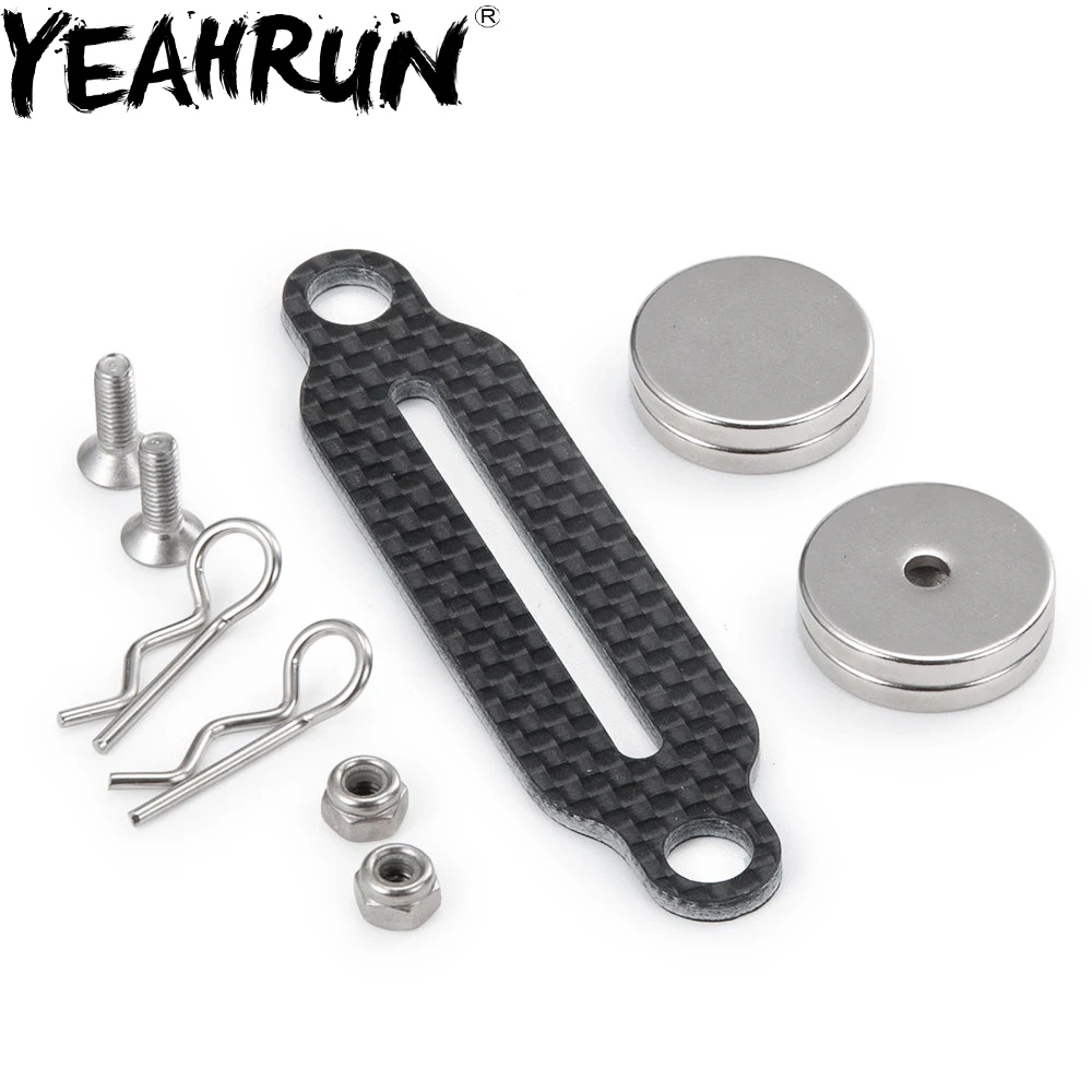 YEAHRUN Metal Body Shell Mount Bracket w/ Magnet for 1:10 RC Axial SCX10 90028 90027
YEAHRUN Metal Body Shell Mount Bracket w/ Magnet for 1:10 RC Axial SCX10 90028 90027