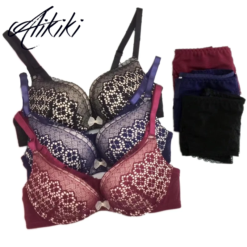 Europe Women Underwear 3/4 Cup Sexy Lace Bra Panty Set Sexy Floral Lingerie Sets Lace Push Up Bra Set VS Brand
Europe Women Underwear 3/4 Cup Sexy Lace Bra Panty Set Sexy Floral Lingerie Sets Lace Push Up Bra Set VS Brand