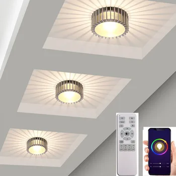 Modern LED Downlight CCT APP Smart Dimmable 6W 10W 14W Gallery Front Balcony lamp Porch corridor Changeable color Light Fixture
Modern LED Downlight CCT APP Smart Dimmable 6W 10W 14W Gallery Front Balcony lamp Porch corridor Changeable color Light Fixture