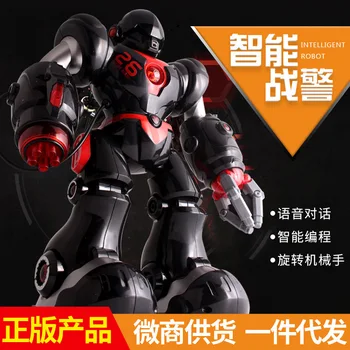 AMWELL Mechanical Cops Intelligent Deformation Charging Programming Singing Remote Control Gift Children's Educational Robot Toy
AMWELL Mechanical Cops Intelligent Deformation Charging Programming Singing Remote Control Gift Children's Educational Robot Toy