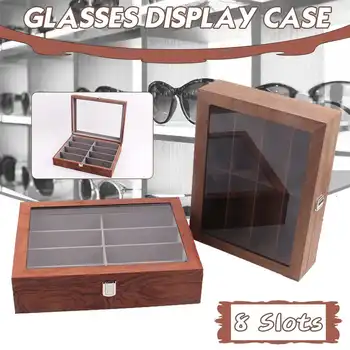 8 Grids Wooden Glasses Case Sunglasses Box Glasses Box Walnut Wood Eyeglass Jewelry Display Case Organizer Holder Storage Box
8 Grids Wooden Glasses Case Sunglasses Box Glasses Box Walnut Wood Eyeglass Jewelry Display Case Organizer Holder Storage Box