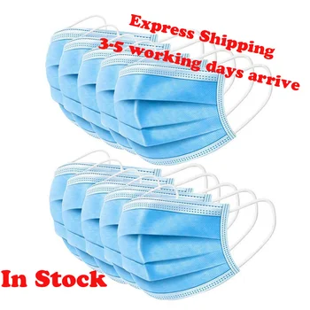 Free Express Fast Shipping 50Pcs 3 Layer Masks Protective Safety Reflections Spa Face Mask, Earloop, Pleated, Blue, 3-Ply
Free Express Fast Shipping 50Pcs 3 Layer Masks Protective Safety Reflections Spa Face Mask, Earloop, Pleated, Blue, 3-Ply